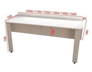 Customized telescopic children's study desk integrated into a bay window for space-saving.