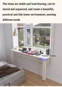 OEM telescopic desk with sturdy slide rails and locking mechanism.