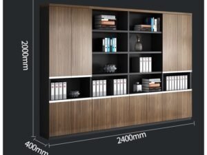 Premium home office bookcase open shelving living room