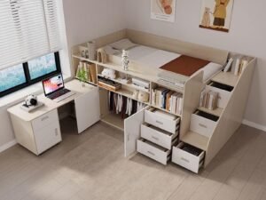 The Ultimate Kids Dream Loft Bed with Built-In Desk and Ample Storage
