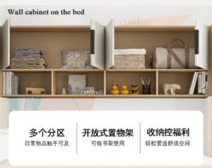 Space-saving loft bed with staircase wardrobe and tatami for small apartments.