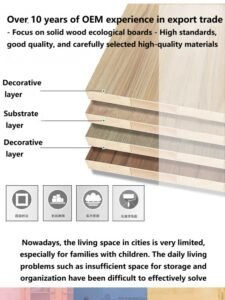 Customizable youth loft bed with integrated desk and wardrobe in white.