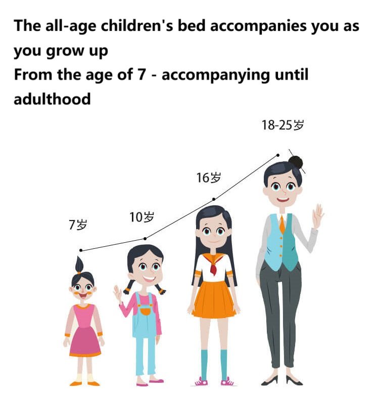 Space-saving bunk beds with storage in kids' room