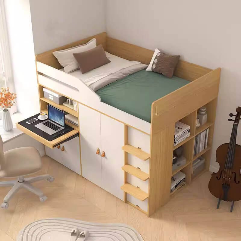 Children's Loft Bed with Storage | Space-Saving Furniture