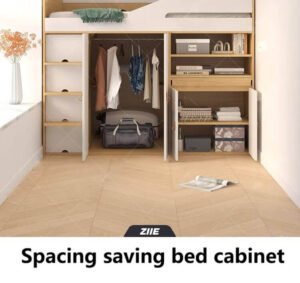 Custom color and size loft bed from Chinese manufacturer.