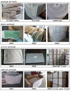 Custom OEM packaging for furniture with company logo