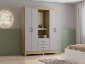 modern sliding door closet full view