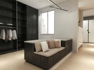 Interior Organization of a Panel Bedroom Wardrobe - Adjustable Shelves and Drawers
