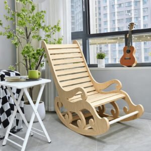 rocking chair in living room setting supplied by china oem manufacturer