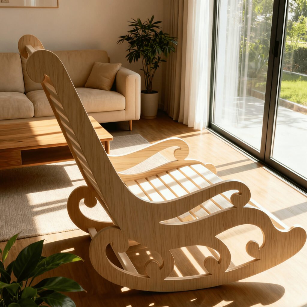 Patio Lounge Chair with Rocking Function | Nap-Ready Design
