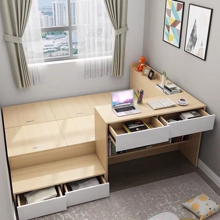 Custom plywood bedroom furniture set designed for U.S. retail markets, showcasing craftsmanship, quality materials, and modern design.