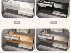 plywood window seat storage bed structure detail，plywood panel bed with storage structure detail