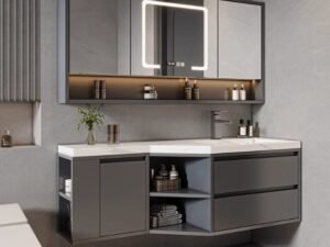 modena series wall mounted bathroom vanity cabinet floating design