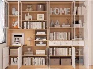 Custom storage cabinet tailored to your specific storage needs and space