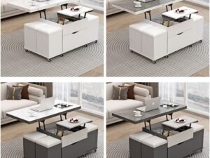 Innovative foldable coffee table designed for modern, compact households.