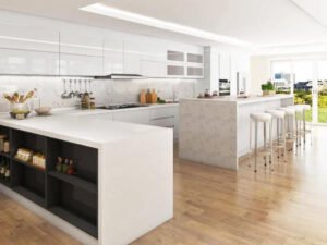 custom multipurpose kitchen island with storage and seating