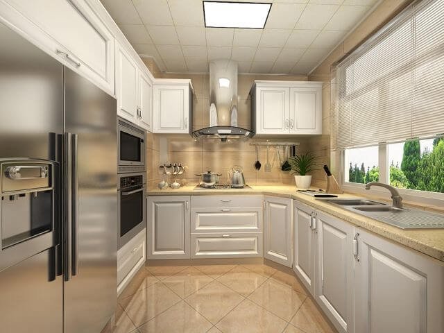 High-quality RTA kitchen cabinet set ready for export
