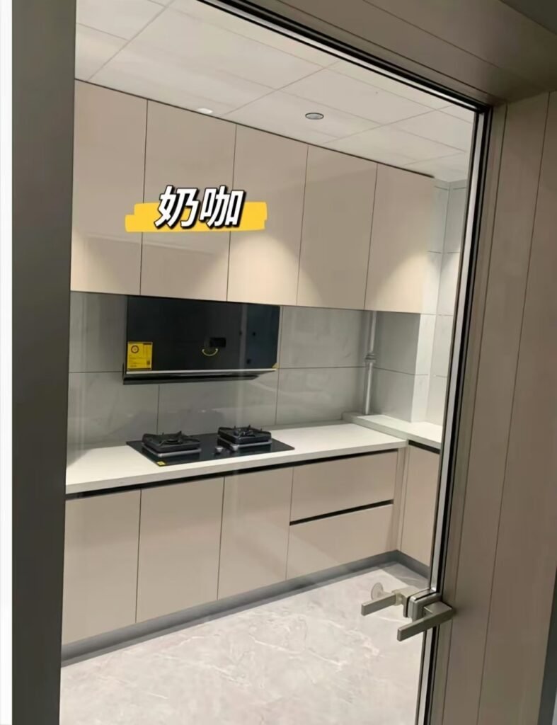 custom modern kitchen cabinets for apartment projects