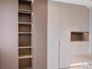 stylish particle board wardrobe for modern bedroom
