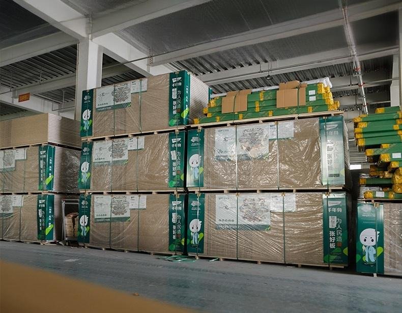 Flat-pack RTA furniture kit with pre-drilled particle board panels and hardware for easy assembly