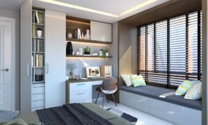 Eco-friendly plywood material used in modern bedroom furniture set