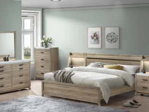 Modern RTA plywood bedroom furniture showcasing easy assembly, durability, and elegant wood finishes.