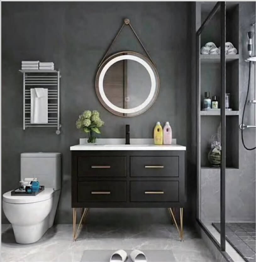 commercial bathroom vanity USA project