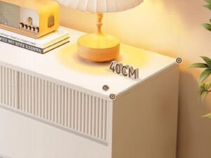 Ready-to-assemble plywood furniture parts laid out neatly for assembly, showing the precision and quality of modern flat-pack design.