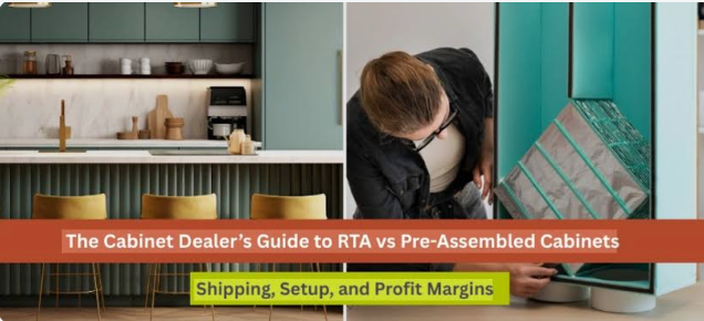 Flat-pack RTA packaging for home office desk set, export carton with protective corners