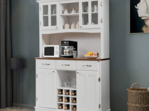 buffet cabinet with hutch anchoring anti-tip kit for serviced apartments