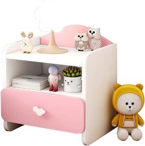 Kids night stand with soft close drawer option plywood MDF OSB materials