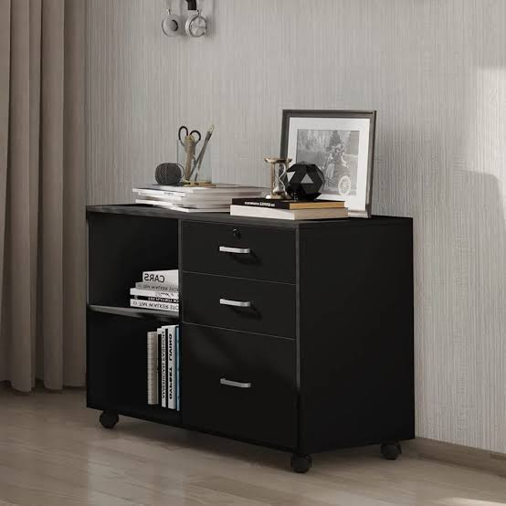 Customizable filing cabinets featuring multiple drawers for various storage needs