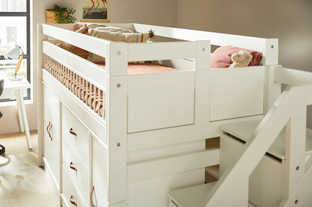 OEM kids room furniture manufacturing with flat pack design for apartment and student housing projects USA