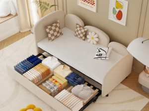 kids storage daybed with pull-out drawer storage bed kids bedroom furniture KD