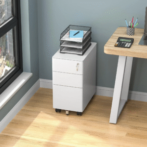 Mobile Filing Cabinet with Multiple Drawers