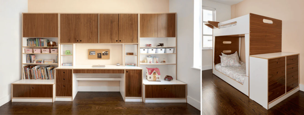 OEM kids room furniture manufacturing with flat pack design for apartment and student housing projects USA