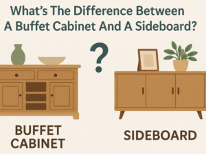 sideboard vs buffet cabinet contract-grade storage for US hospitality suites