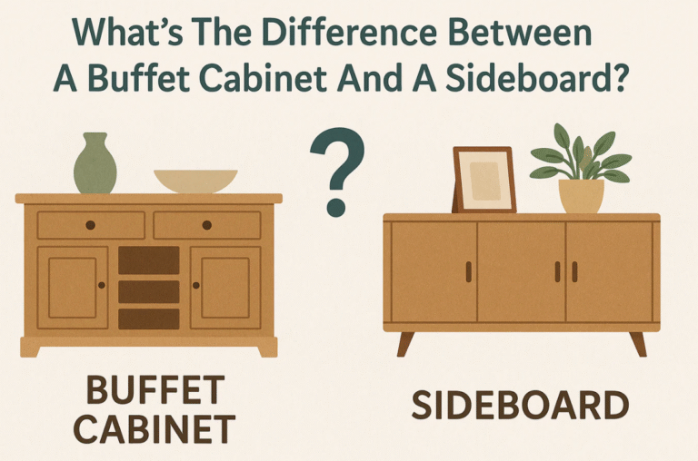 sideboard vs buffet cabinet contract-grade storage for US hospitality suites