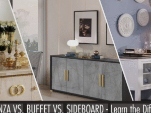 sideboard vs buffet cabinet project-grade specs for US multi-unit BTR apartments