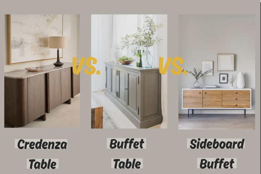 sideboard vs buffet cabinet project-grade specs for US multi-unit BTR apartments