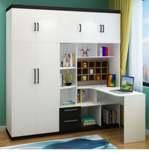 kids wardrobe and study desk kids storage furniture matching series finish OEM ODM