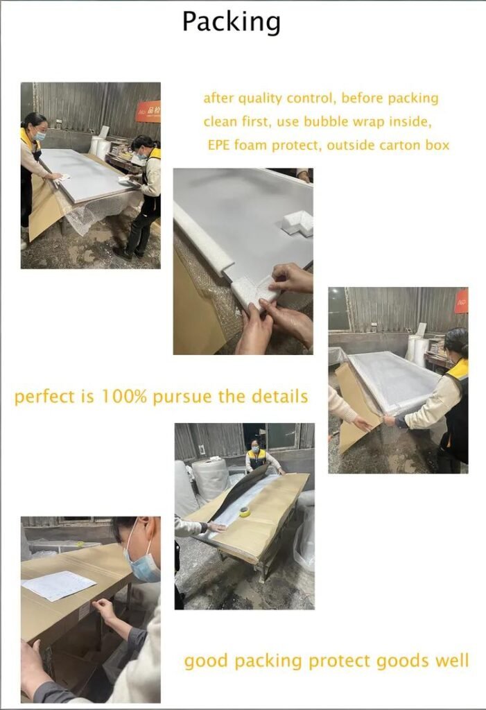 RTA flat pack kids furniture packaging corner protection and foam inserts