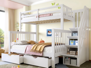 loft bed with desk wardrobe space saving kids bedroom furniture sets for small rooms
