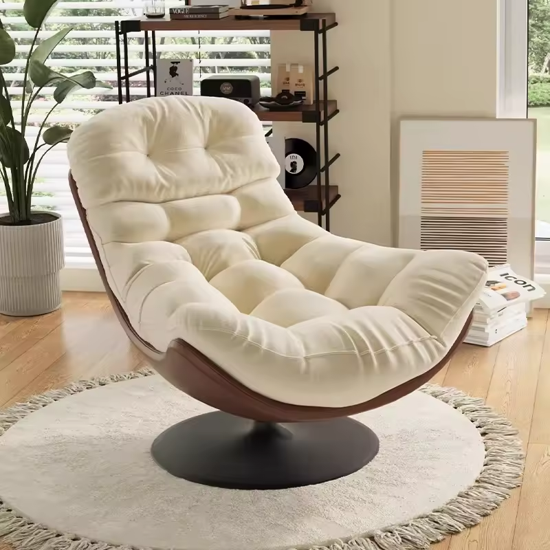 Swivel chairs for living room seating with 360-degree rotation and space-saving comfort