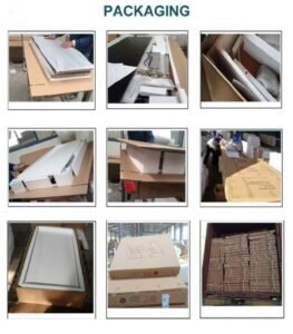 panel bedroom furniture export packaging with cartons and hardware bags