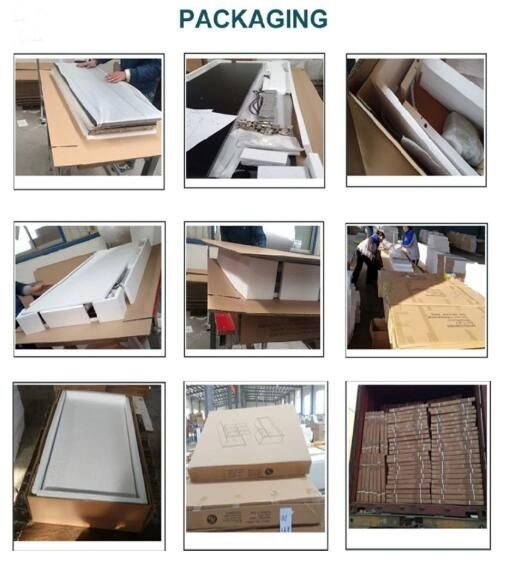 Flat Pack Furniture packaging process with foam protection, hardware packing, carton sealing, and container loading by an RTA Furniture Supplier