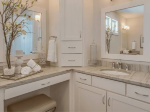 Bathroom vanity furniture for apartments and hotels