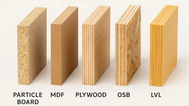 materials: Bulk engineered wood furniture for large projects