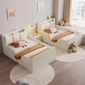 Kids bedroom furniture styled in real room setup
