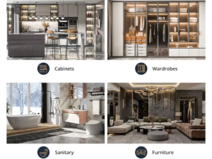 Flat pack wardrobe manufacturer preparing export-ready wardrobe cartons for container shipment